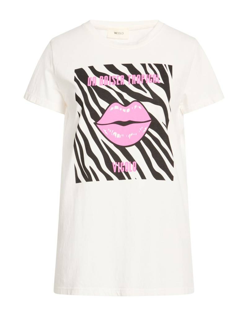 VICOLO T-shirts Damen Weiß von VICOLO
