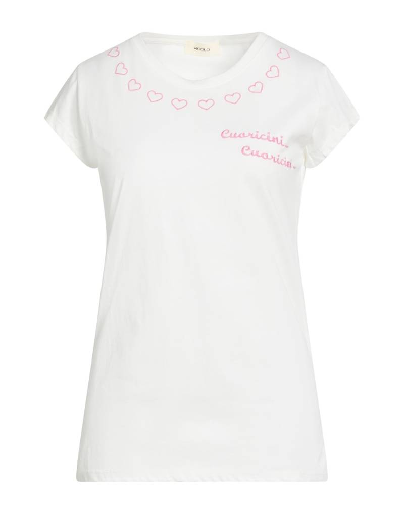 VICOLO T-shirts Damen Weiß von VICOLO