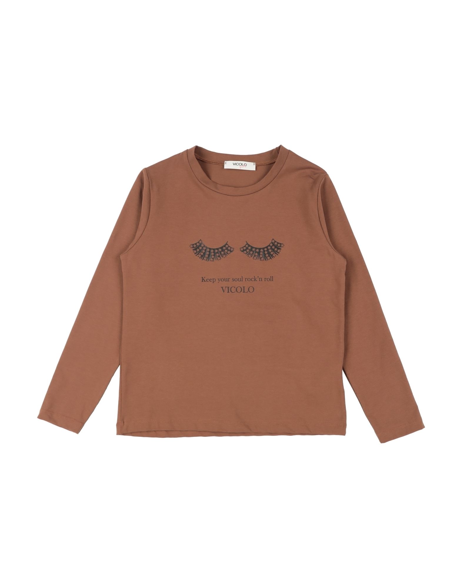 VICOLO T-shirts Kinder Braun von VICOLO