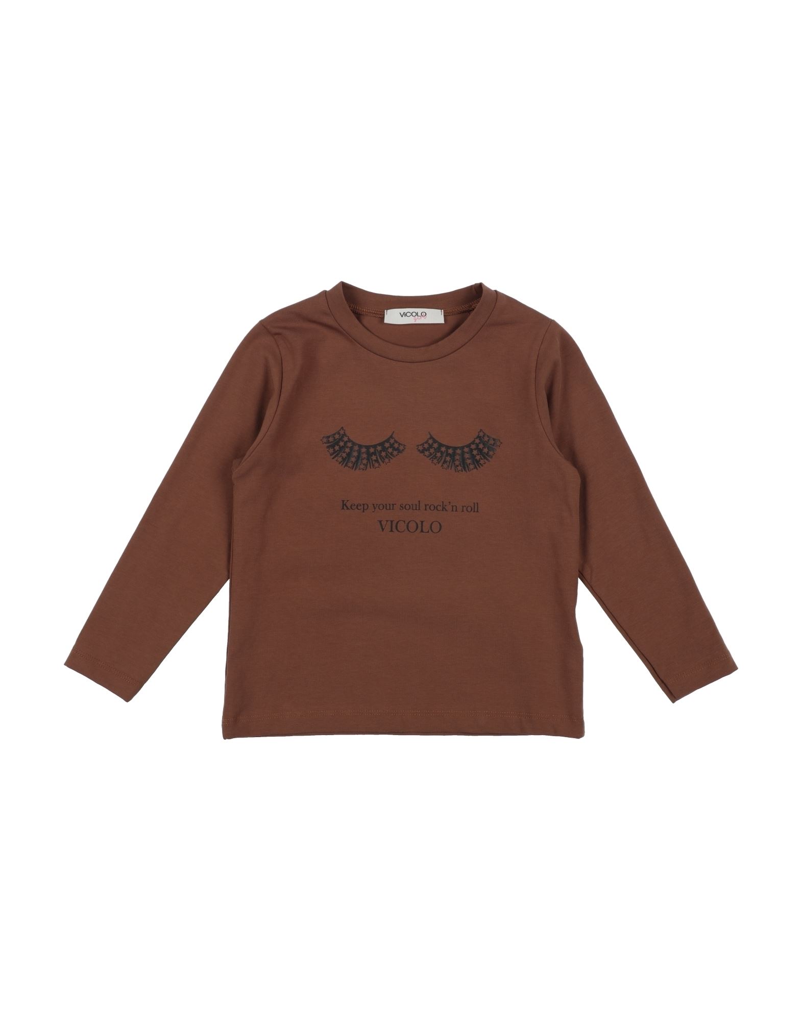 VICOLO T-shirts Kinder Braun von VICOLO