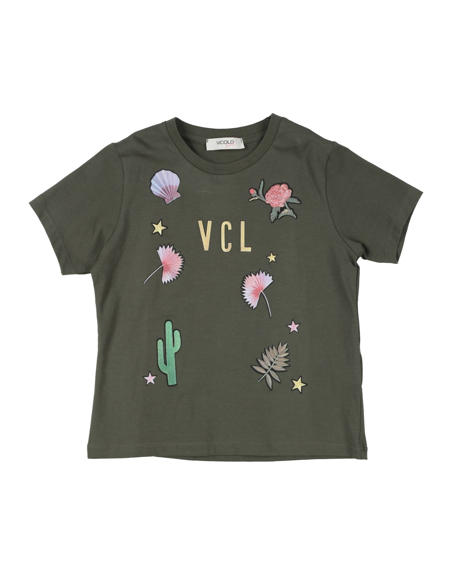 VICOLO T-shirts Kinder Militärgrün von VICOLO