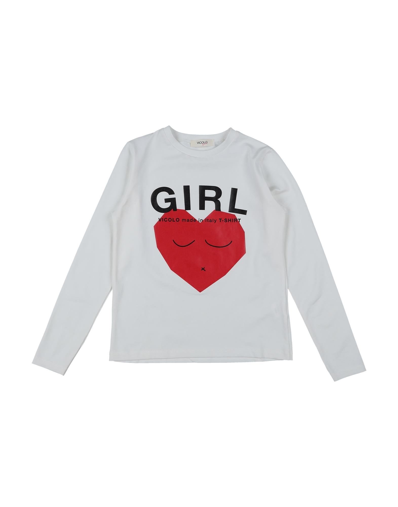 VICOLO T-shirts Kinder Weiß VICOLO T-shirts Kinder Weiß von VICOLO