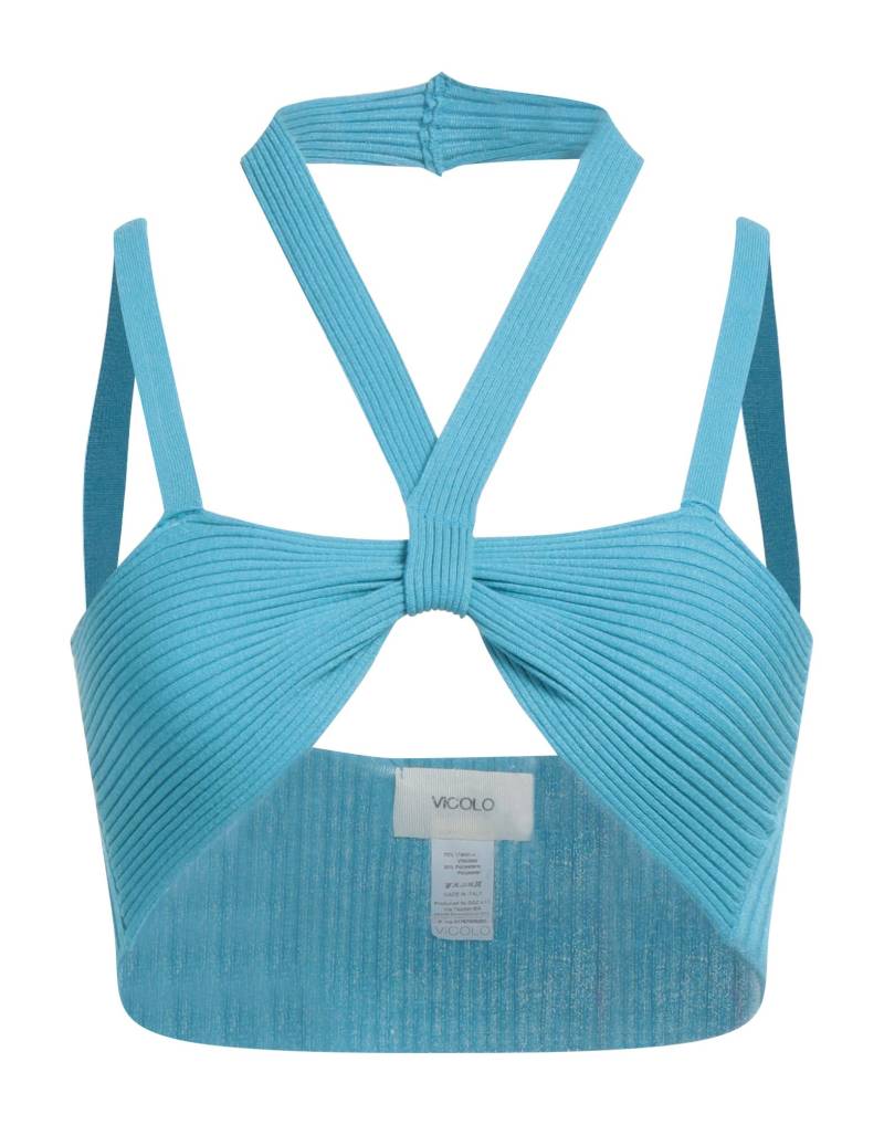 VICOLO Top Damen Azurblau von VICOLO