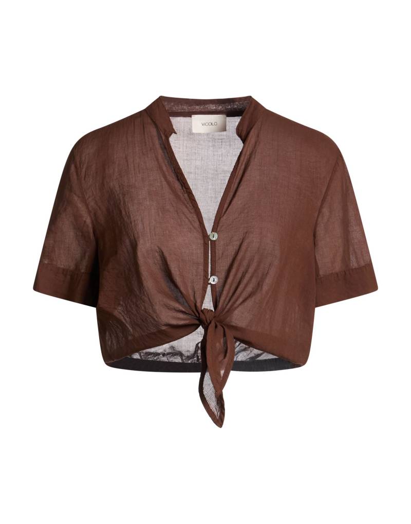 VICOLO Top Damen Braun von VICOLO