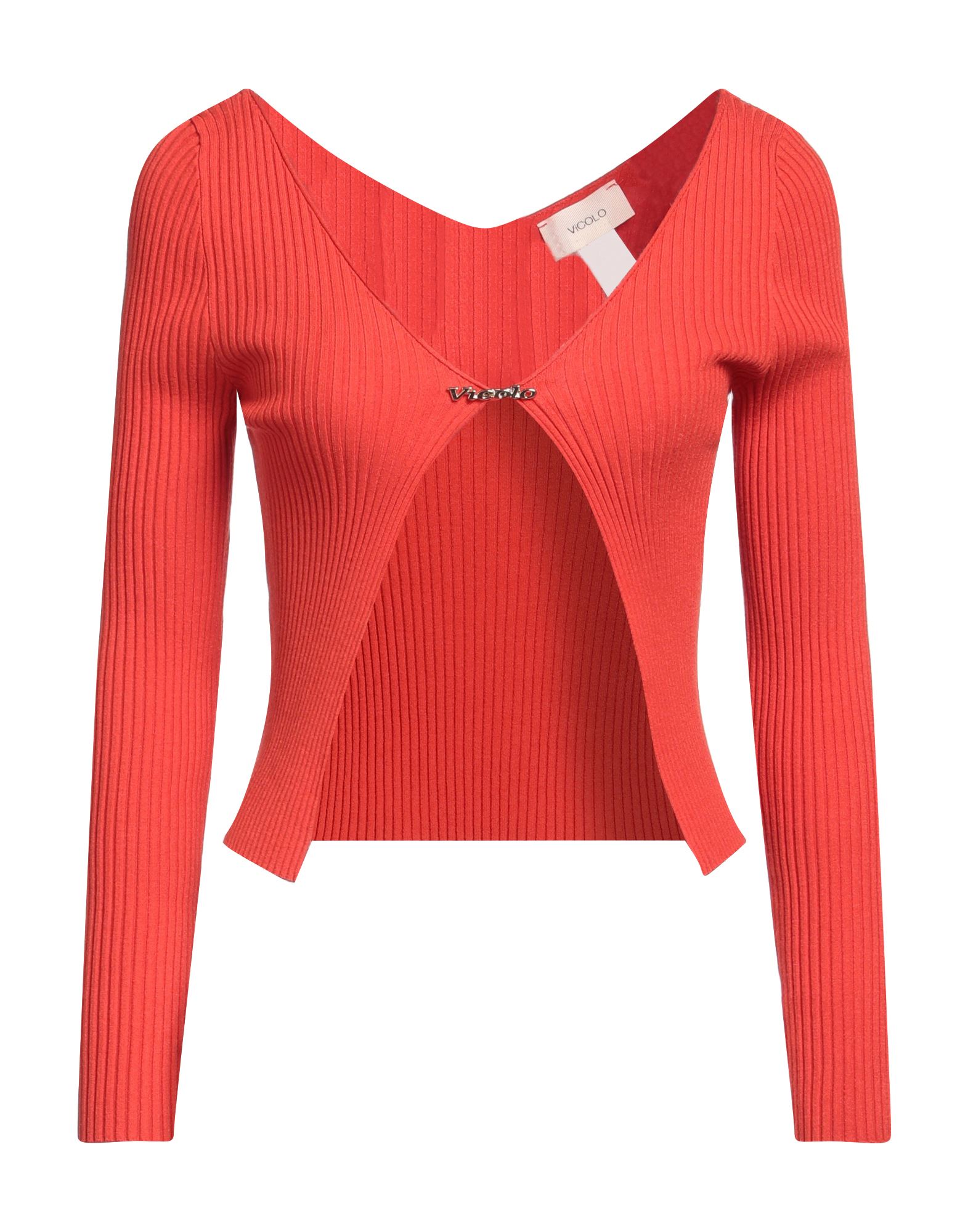 VICOLO Wickelpullover Damen Rostrot von VICOLO