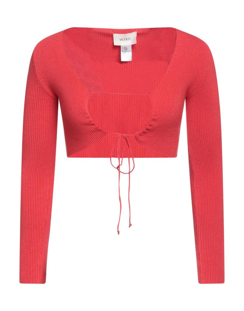 VICOLO Wickelpullover Damen Rot von VICOLO