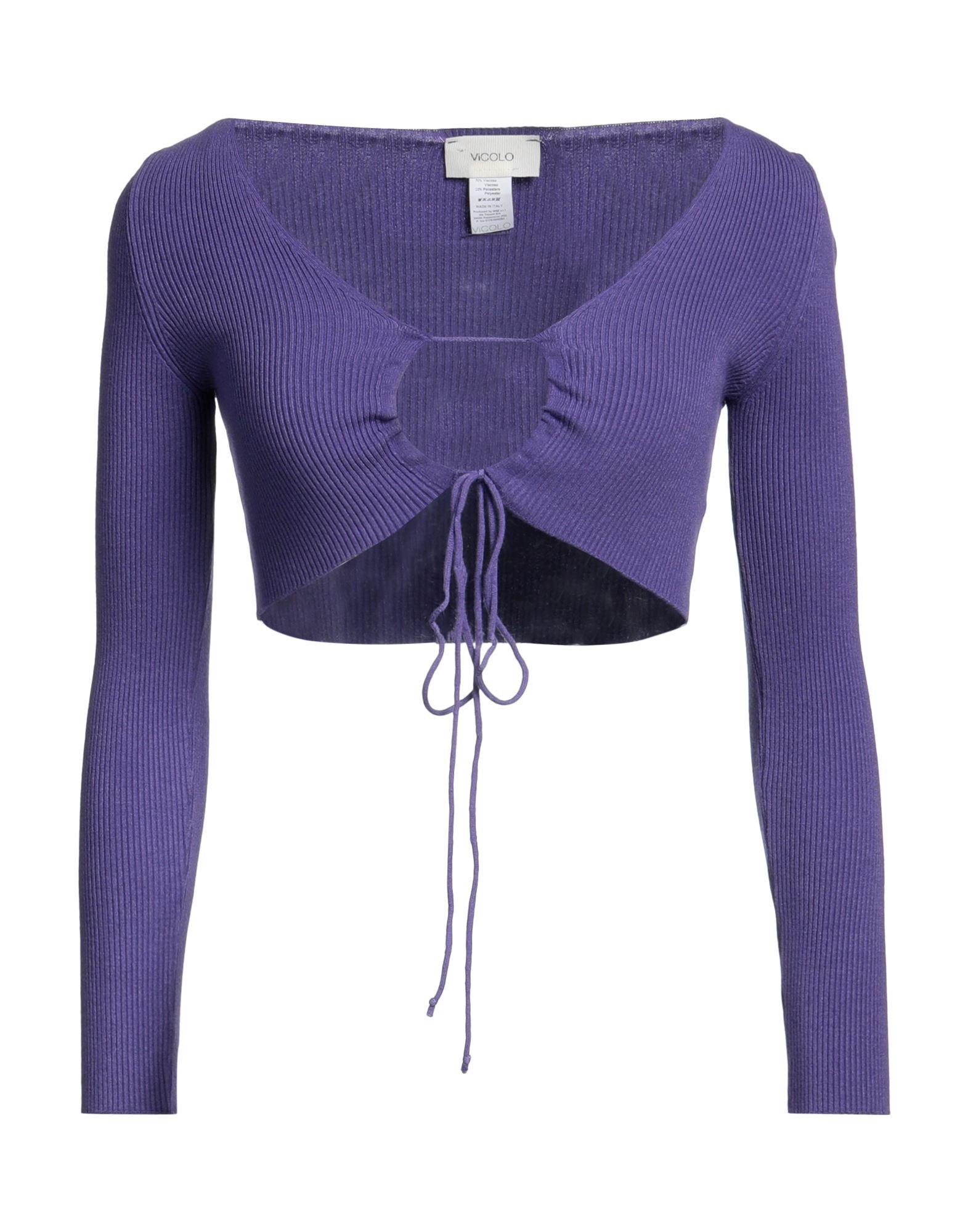 VICOLO Wickelpullover Damen Violett von VICOLO