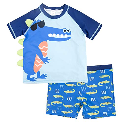 Jungen Rash Vest & Short UV Schützend Schwimmanzug Kurzarm Badeshirt von VICROAD