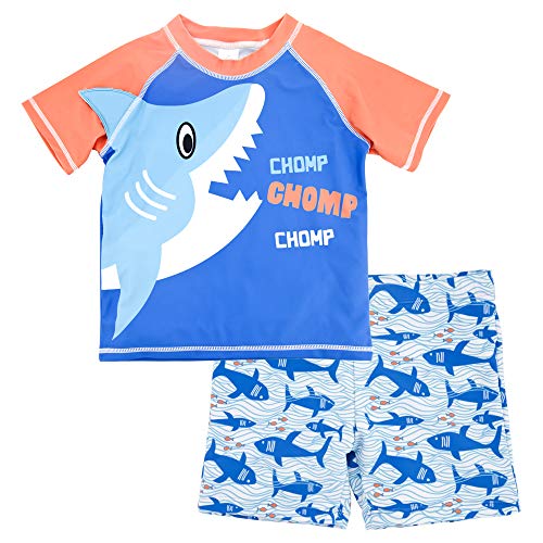 Jungen Rash Vest & Short UV Schützend Schwimmanzug Kurzarm Badeshirt von VICROAD