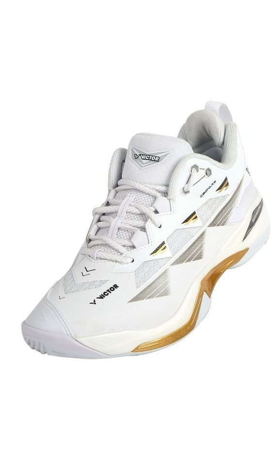 VICTOR Hallen-Indoorschuhe C90NLite A weiss/gold Herren Badmintonschuh von VICTOR