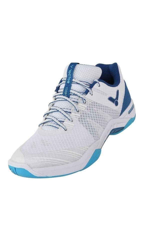 VICTOR Hallen-Indoorschuhe S82 AF weiss/blau Herren Badmintonschuh von VICTOR