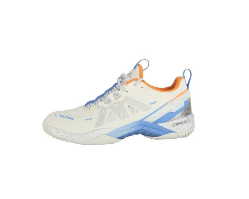 VICTOR Hallen-Indoorschuhe S82III NitroLite L weiss/blau Herren Badmintonschuh von VICTOR