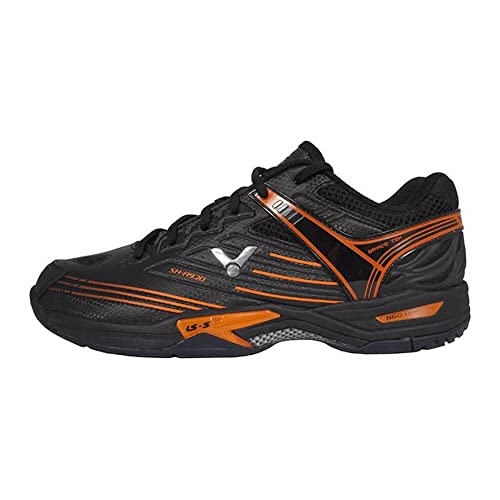 VICTOR Herren SH-A920 C Badmintonschuh/Squashschuh/Hallenschuh für jeden Bodenbelag, schwarz, 43 EU von VICTOR