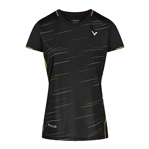 VICTOR T-Shirt Female T-24100 C, schwarz (S) von VICTOR