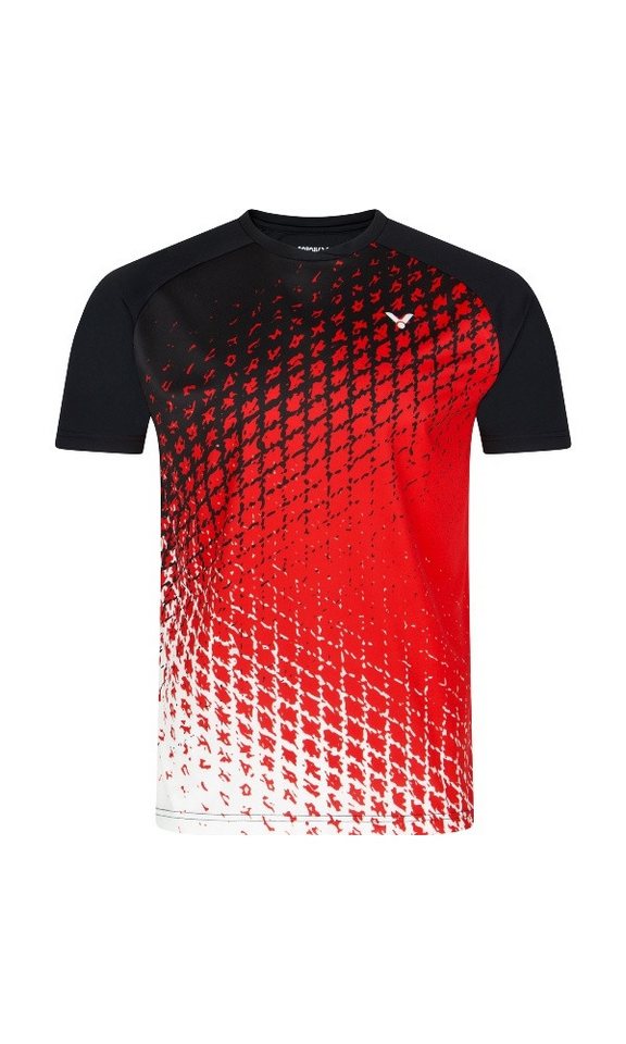 VICTOR T-Shirt T-33105 CD Function Series schwarz/rot Herren von VICTOR