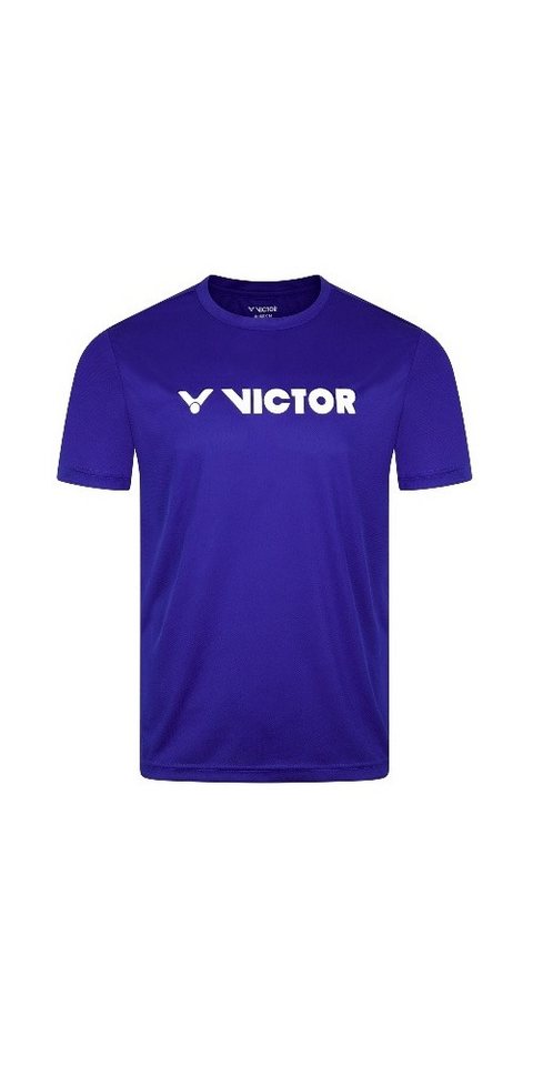VICTOR T-Shirt T-43104 B (100% Polyester) blau Herren von VICTOR