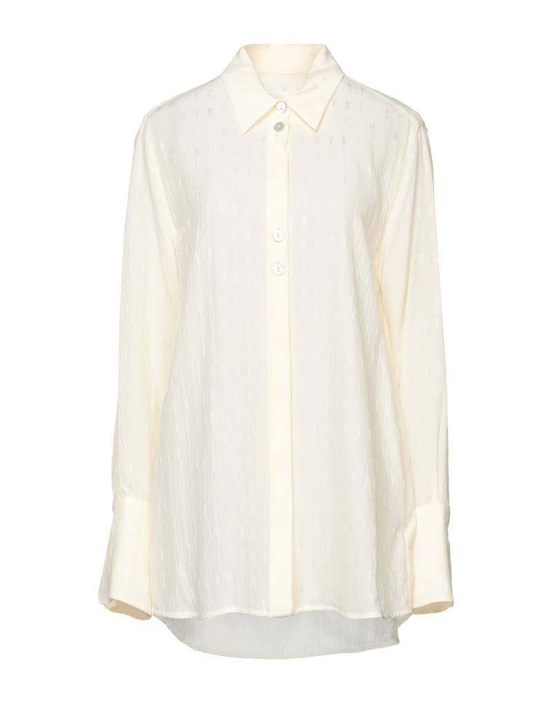 VICTORIA, VICTORIA BECKHAM Hemd Damen Pastellgelb von VICTORIA, VICTORIA BECKHAM