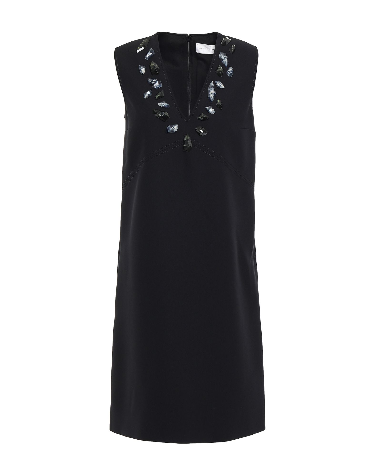 VICTORIA, VICTORIA BECKHAM Mini-kleid Damen Schwarz von VICTORIA, VICTORIA BECKHAM