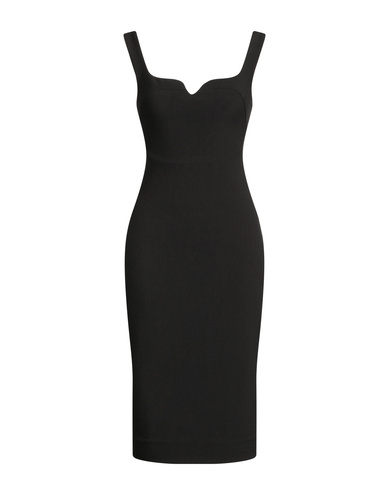 VICTORIA BECKHAM Midi-kleid Damen Schwarz von VICTORIA BECKHAM