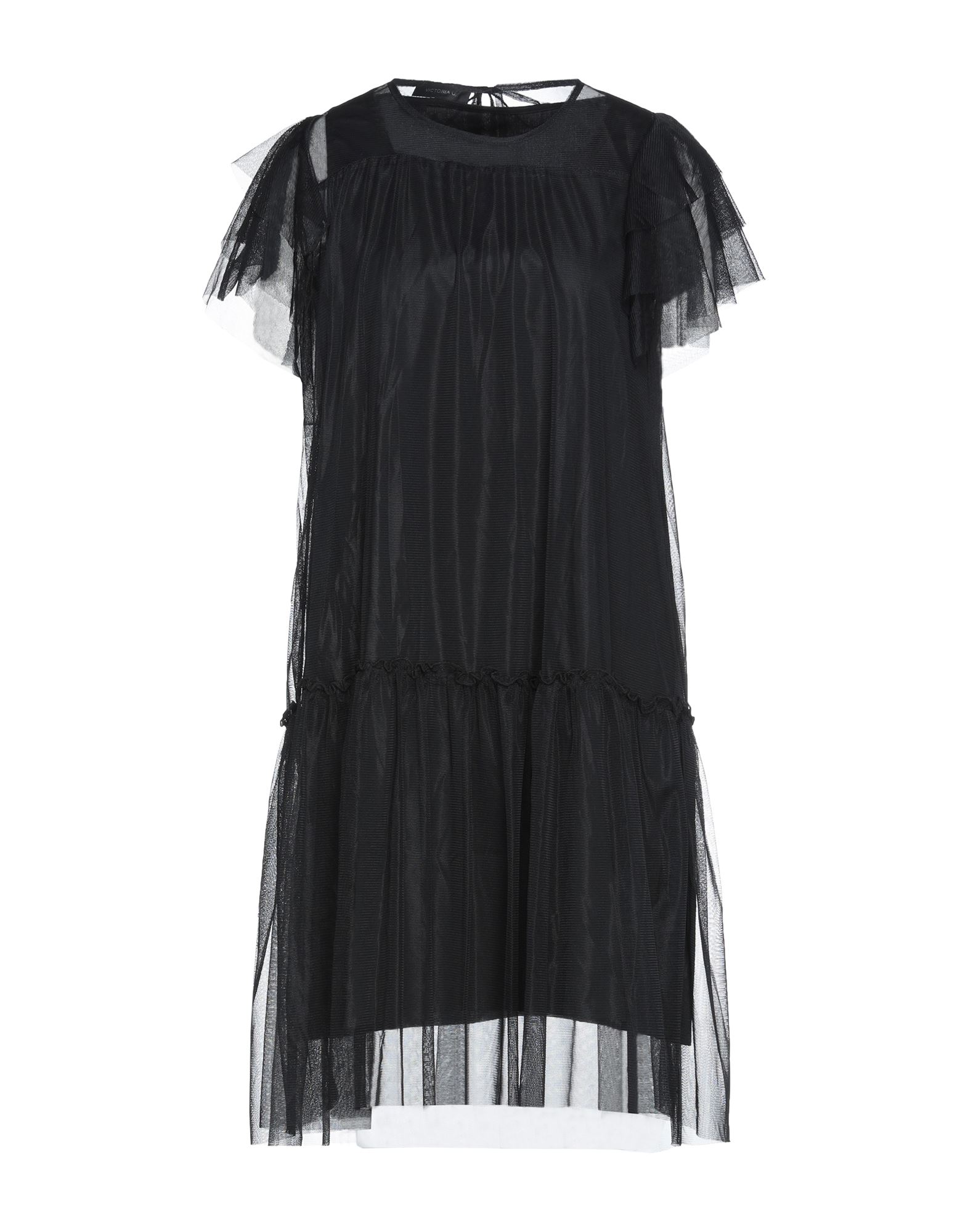 VICTORIA C. Mini-kleid Damen Schwarz von VICTORIA C.