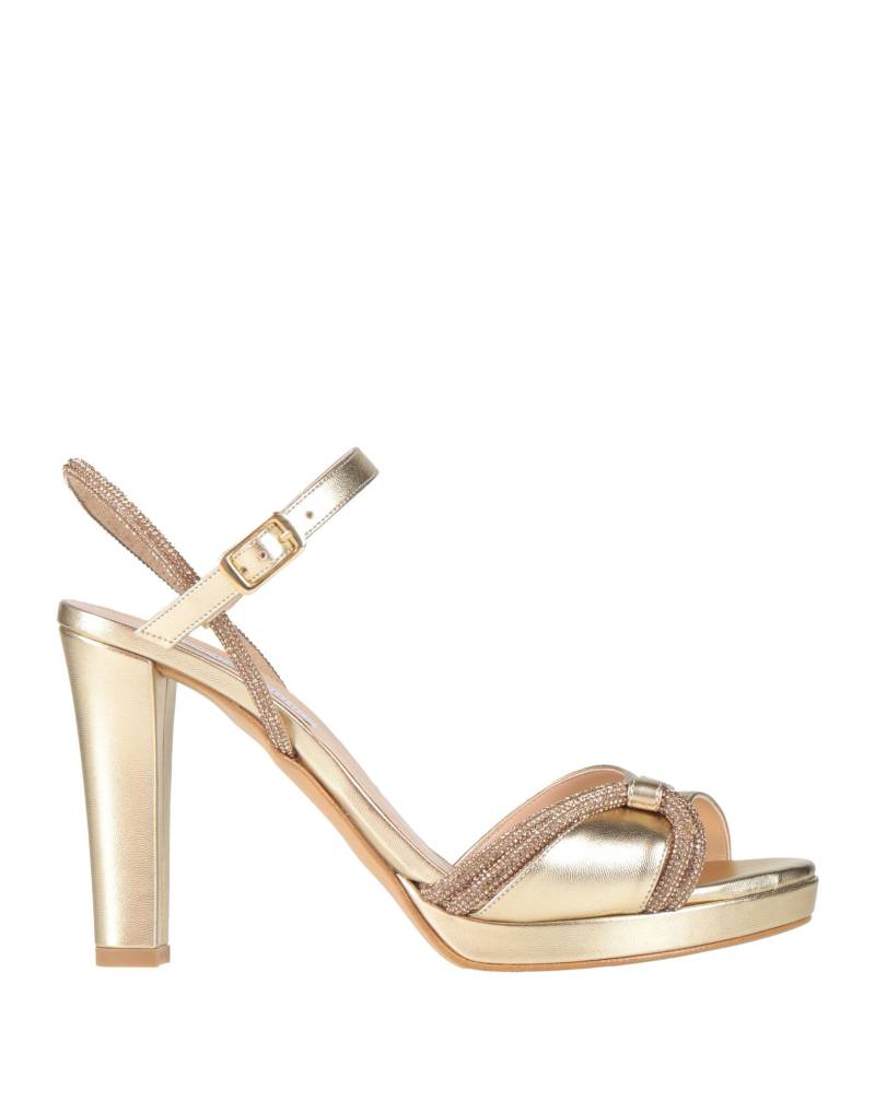 VICTORIA CHRIS Napoli Sandale Damen Gold von VICTORIA CHRIS Napoli