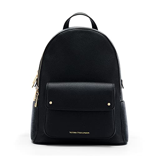 VICTORIA HYDE Laptop Rucksack für Damen Zwanglos Schultasche für teenager mädchen Reiserucksack Tagesrucksack (Schwarz) von VICTORIA HYDE