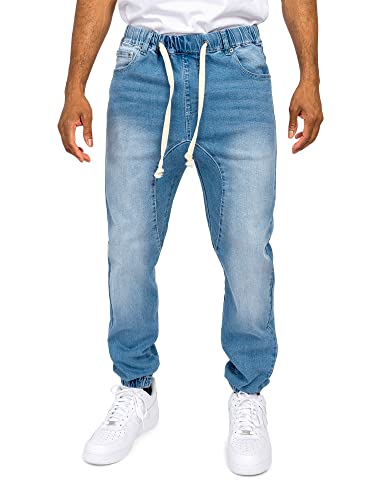 Victorious Herren Jeans Hose im Schritt - Blau - 3X-Groß von VICTORIOUS