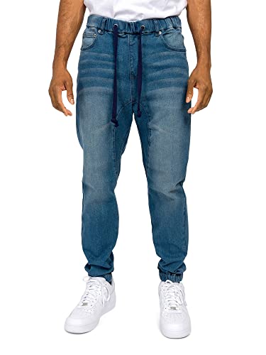 Victorious Herren Jeans Hose im Schritt - Blau - 4X-Groß von VICTORIOUS