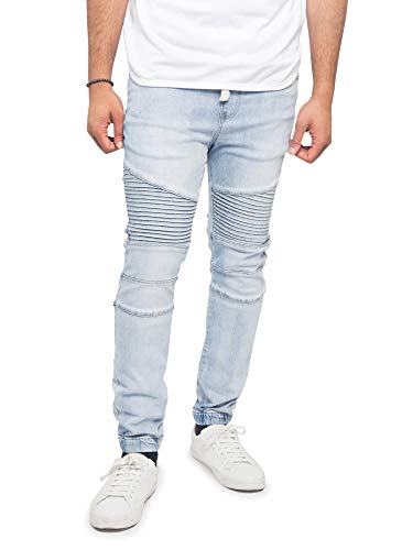 Victorious Herren-Jogginghose aus Twill., 873_Light Indigo, X-Groß von VICTORIOUS