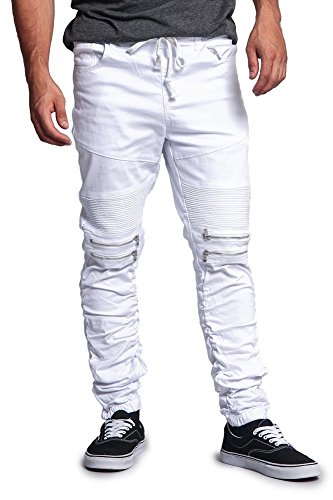 Victorious Herren-Jogginghose aus Twill. - Weiß - 5X-Groß von VICTORIOUS