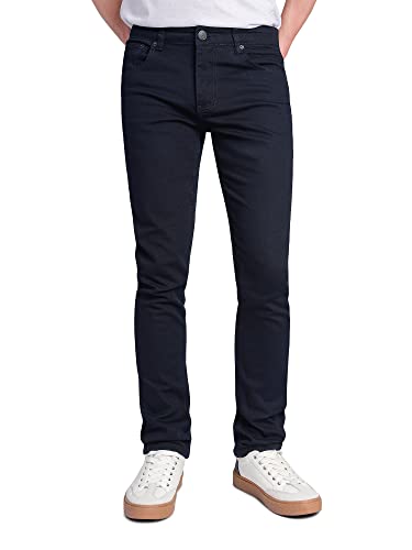 Victorious Herren Skinny Fit Color Stretch Jeans - Blau - 32W / 30L von VICTORIOUS