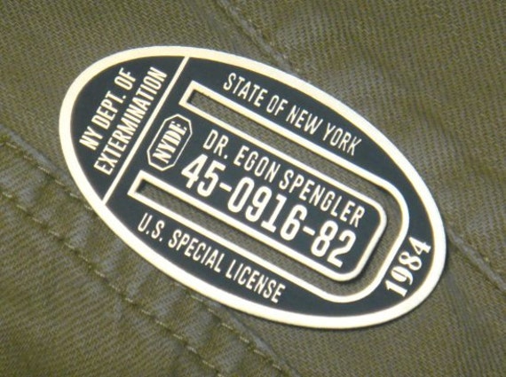 Custom Ghostbusters Exterminator Lizenz Uniform Clip Prop - Spengler von VICTORYFORHEROES