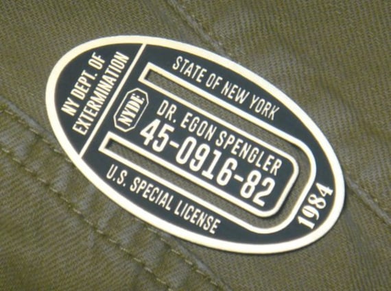 Custom Ghostbusters Exterminator Lizenz Uniform Clip Prop - Spengler von VICTORYFORHEROES