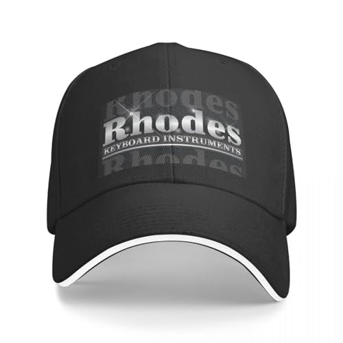 Baseballkappe Mode Unisex Hip Hop Custom Casual Rhodes E-Piano Vinyl Hülle Baseball Cap Militär Mütze Mann Rave Golf Hut Männer Frauen von VIDOJI