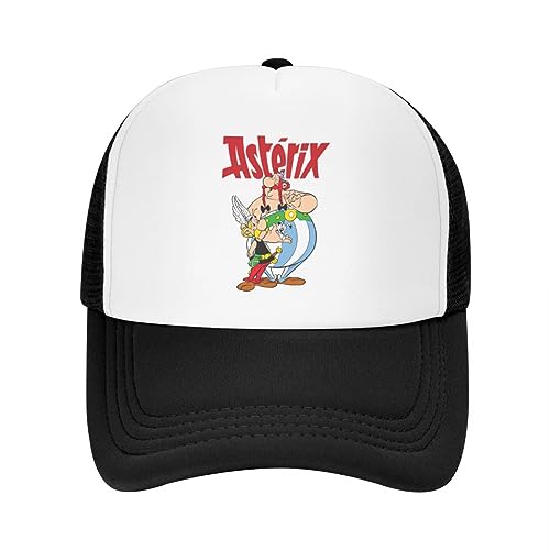 Baseballkappe Mode Unisex und Obelix mit Trucker Hut Erwachsene Manga Verstellbare Baseballkappe für Männer Frauen Hip Hop von VIDOJI