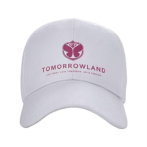 VIDOJI Baseballmütze Custom Tomorrowland Baseballmütze Sonnenschutz Verstellbar Belgisches Electronic Dance Music Festival Dad Hat Herbst Snapback Caps von VIDOJI