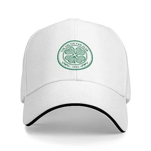 VIDOJI Baseballmütze Klassisches lässiges Celtic Fc Fan Club Logo Da Baseballkappen Retro Fischerhüte Kinder Sonnenschutzkappen Herren Damen Hut von VIDOJI