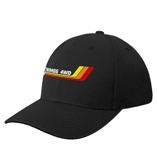 VIDOJI Mode Hut Hip Hop Baseball Cap UNIMOG Oldschool (auf schwarz) Baseball Cap Cosplay Sonnenhut Damen Strand Herren Outdoor Geburtstagsgeschenk von VIDOJI