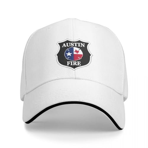 VIDOJI Unisex-Baseballkappe Austin Fire Logo 9 1 1: Lone Star Baseballkappe Snap Back Herren- und Damenkappe von VIDOJI