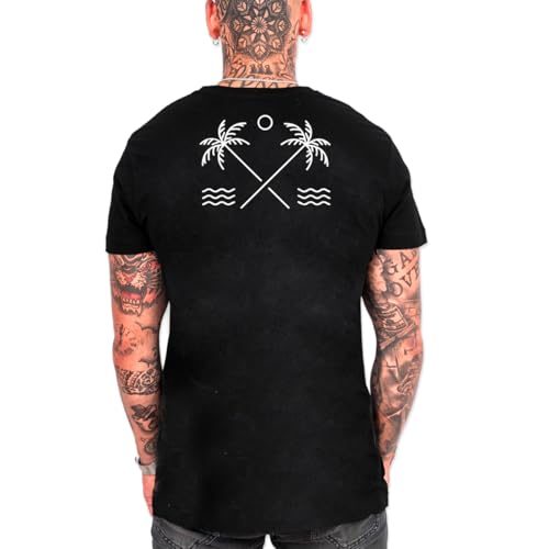 VIENTO North Shore Herren T-Shirt (DE/NL/SE/PL, Alphanumerisch, S, Regular, Regular, Schwarz) von VIENTO