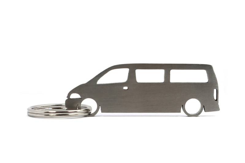 Race Sticker Hiace Sillhouette Edelstahl Auto Schlüsselanhänger Drift Performance Tuning Teile Zubehör Turbo Jdm Japan Import von VIERENGEL