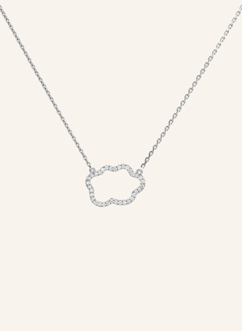 Vieri Kette Wolke Silhouette Brillanten silber von VIERI