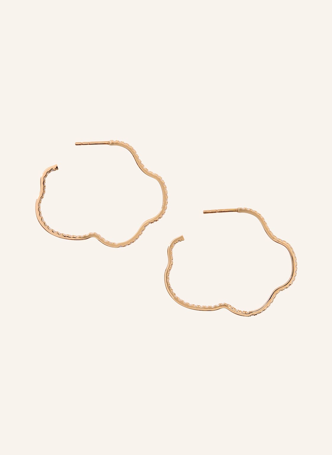 Vieri Ohrring Wolken Brillanten Pavé silber von VIERI