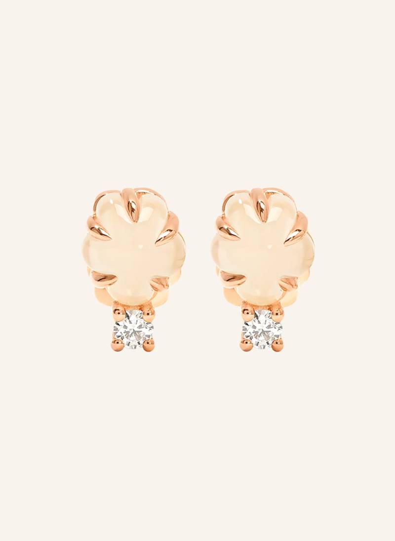 Vieri Ohrstecker Wolke Milchquarz Brillant rosegold von VIERI