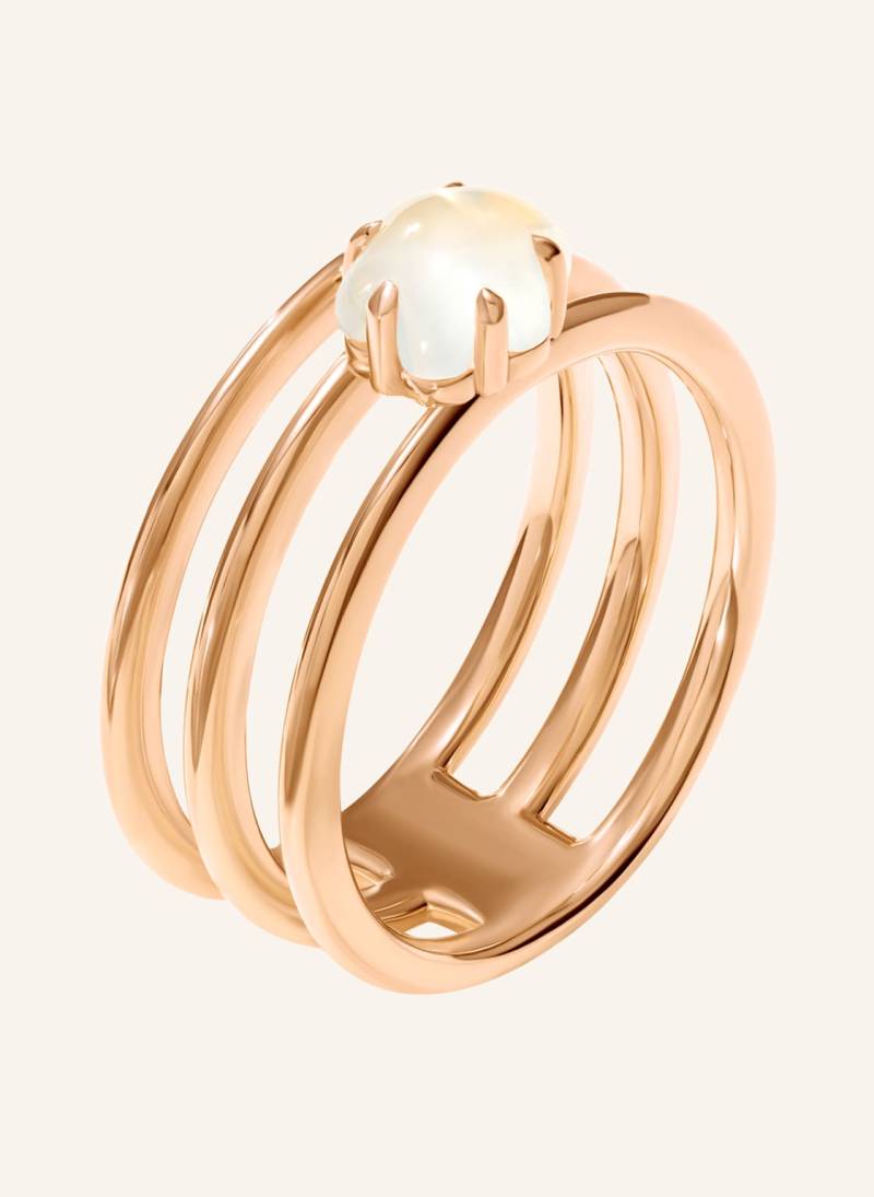 Vieri Ring Wolke Milchquarz Dreireihig rosegold von VIERI