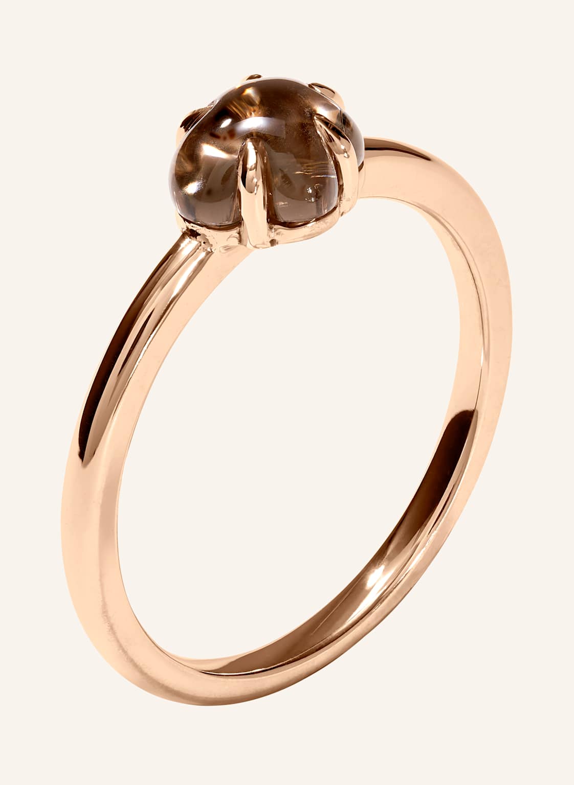 Vieri Ring Wolke Rauchquarz Mittelgroß rosegold von VIERI