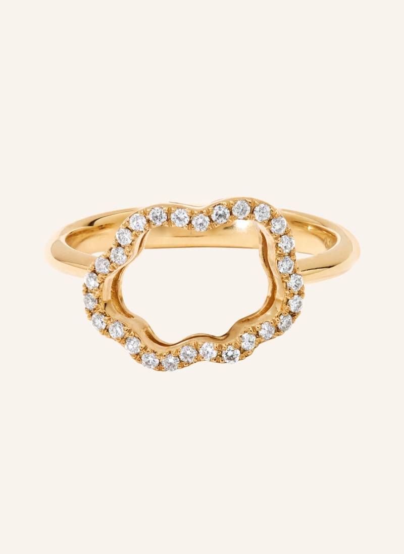 Vieri Ring Wolke Silhouette Brillanten gold von VIERI