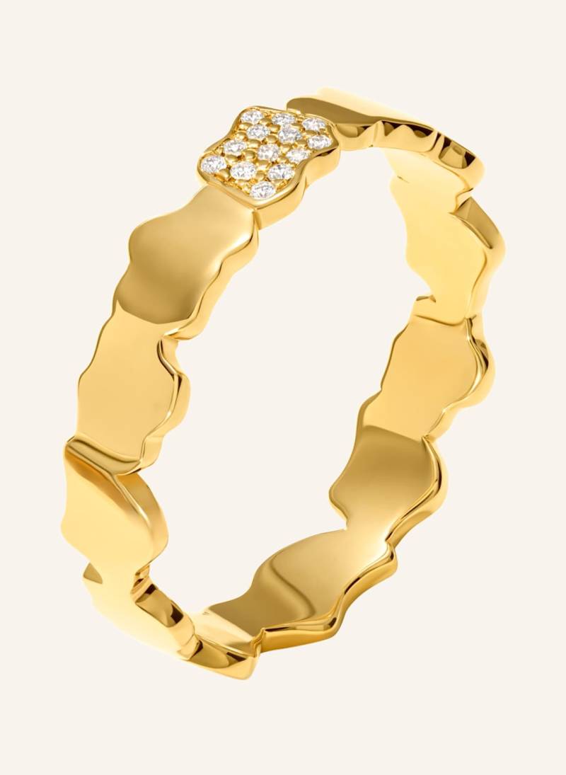 Vieri Ring Wolken Silhouetten Gold Brillanten gold von VIERI
