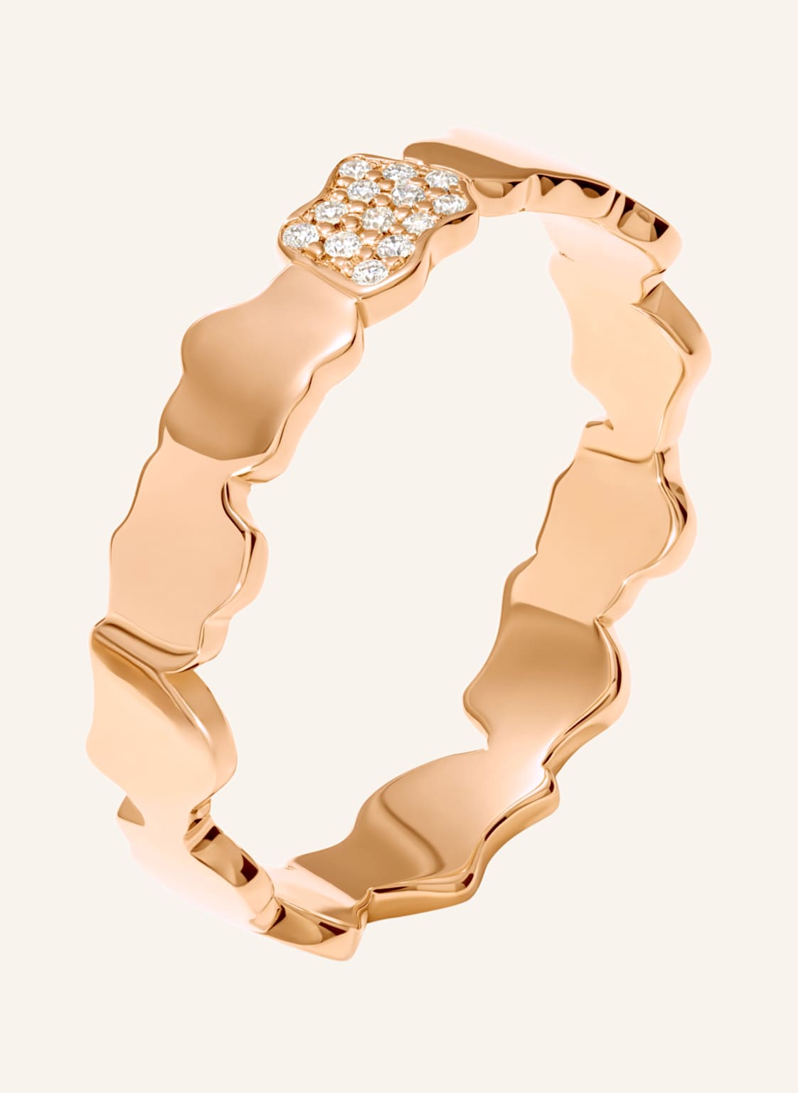 Vieri Ring Wolken Silhouetten Gold Brillanten rosegold von VIERI