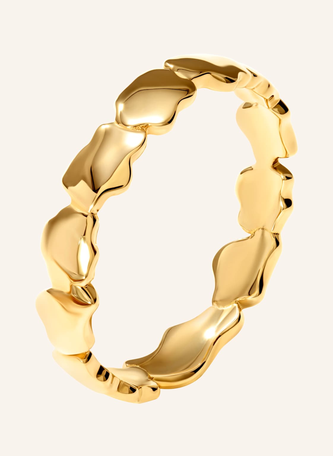 Vieri Ring Wolken Silhouetten Markant gold von VIERI